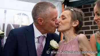 Love conquers all... as terminally-ill Samantha Gamble finally weds her Frankie
