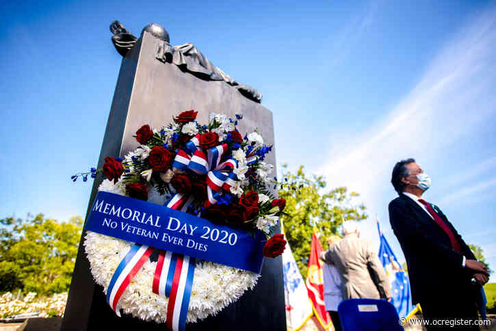 Veterans Affairs official lays Memorial Day wreath at Riverside National Cemetery