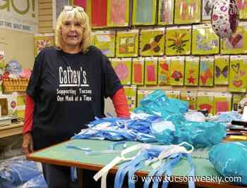 Cathey’s Sewing & Vacuum volunteers create 35,000 masks for first responders