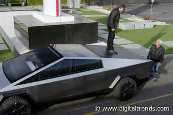 Elon Musk is taking the Cybertruck for a spin on Jay Leno’s Garage