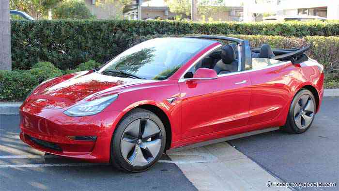 California company offers a convertible conversion for the Tesla Model 3