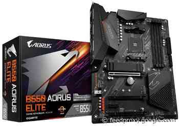 Gigabyte B550 AORUS motherboards introduced