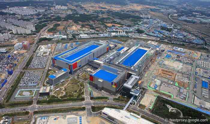 Samsung is launching a new production line in Pyeongtaek, Korea
