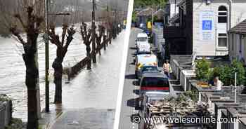 Three months on from Storm Dennis, stark pictures show town's recovery