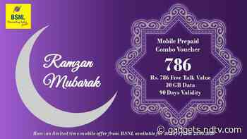 Eid 2020: BSNL Launches Rs. 786 Recharge Plan With 30GB Data, Full Talktime