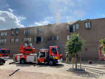 Uitslaande appartementsbrand in Lanaken, brandweer redt bewo... (Lanaken) - Het Belang van Limburg