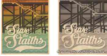 Designer sells inspirational posters to raise funds for fire-hit Dunston Staiths