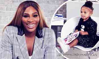 Serena Williams with her 'business associate' daughter Olympia