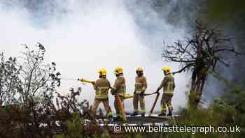 Firefighters extinguish large Derry blaze after arson attack
