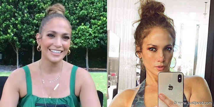 Jennifer Lopez Explains That Mysterious Face in Her Instagram Selfie!
