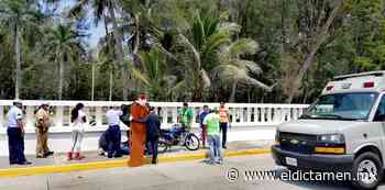 Derrapan al caer de motocicleta en el municipio de Antón Lizardo - El Dictamen