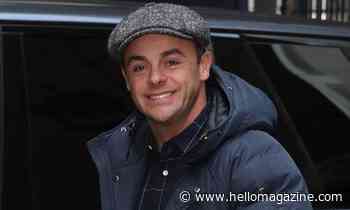 Ant McPartlin is reunited with his beloved dog Hurley during lockdown