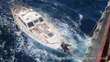 Sailor rescued 500 miles off Cornwall coast