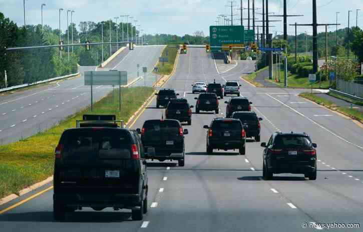 Trump heads to golf course, says will attend space launch