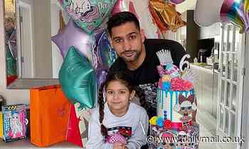 Amir Khan and wife Faryal Makhdoom celebrate their daughter Lamaisah's 6th birthday