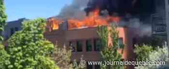 Incendie dans un immeuble à logements de Saint-Hyacinthe