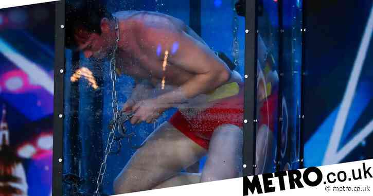 Britain’s Got Talent viewers in shock as underwater escape act Christopher Weber nearly drowns in stunt: ‘That was close’