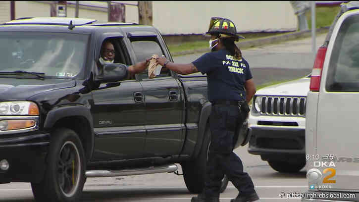 Penn Hills Firefighters Hand Out Bagged Lunches To Those In Need