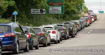 Watch huge queue for Solihull tip as it reopens for the first time since lockdown - Birmingham Live