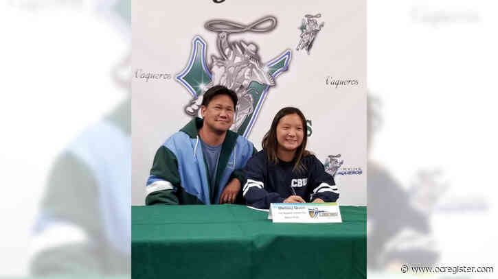 Irvine all-league water polo player Melissa Quon signs with Cal Baptist