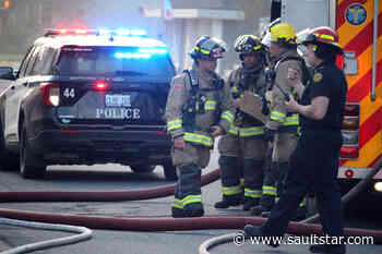 Man hurt in downtown fire