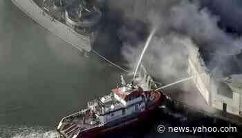 Firefighters Battle Major Warehouse Fire on San Francisco's Famed Fisherman's Wharf