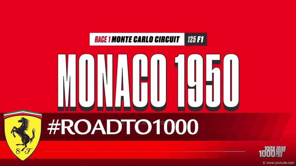 #RoadTo1000 - Monaco 1950