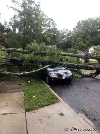 Two dead in severe storms in Carolinas; thousands without power