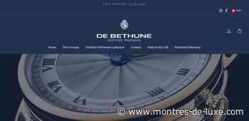 Lancement de "De Bethune Certifed Pre-Owned watches" - Montres-de-luxe.com