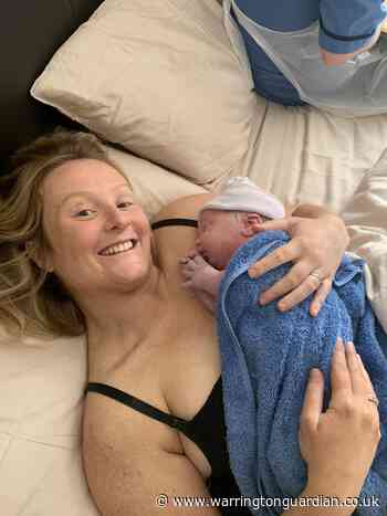 Chapelford mum gives birth on her bedroom floor during lockdown