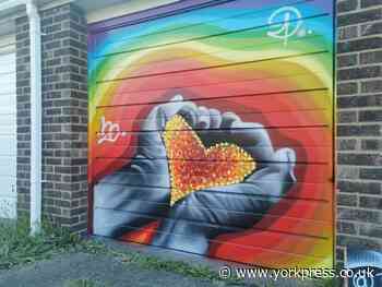 Artist’s mural shares a message of hope