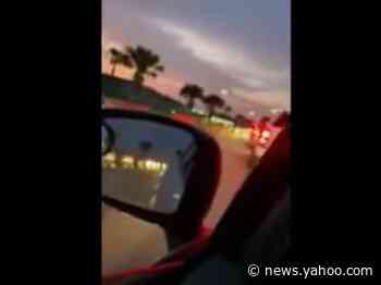 VIDEO: US troops trying to get to work waited in their cars as security stopped the Naval Air Station-Corpus Christi gunman