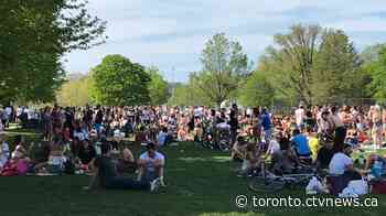 Police expected to be out in full force at popular Toronto park after thousands gathered there on Saturday