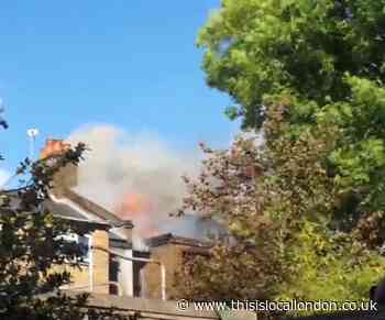 Watch: Properties destroyed in Tooting house fire