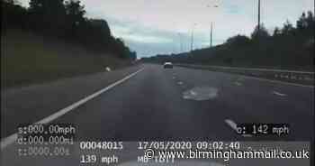 Watch - speeding driver caught doing more than 140mph on M6 Toll