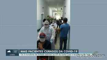 Coronavírus: três pacientes recuperados recebem alta na Santa Casa de Vinhedo - G1