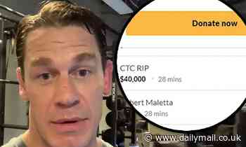 John Cena drops hint he is behind whopping $40,000 donation to Shad Gaspard's GoFundMe page