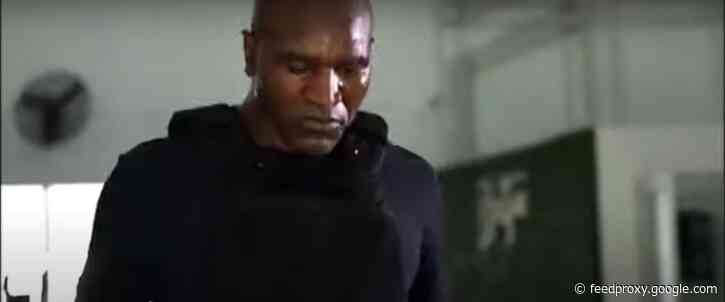 Evander Holyfield training with Wladimir Klitschko