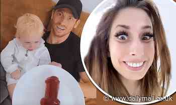 Joe Swash is seriously unimpressed with Stacey Solomon as she waves PHALLIC SHAPED jelly in his face