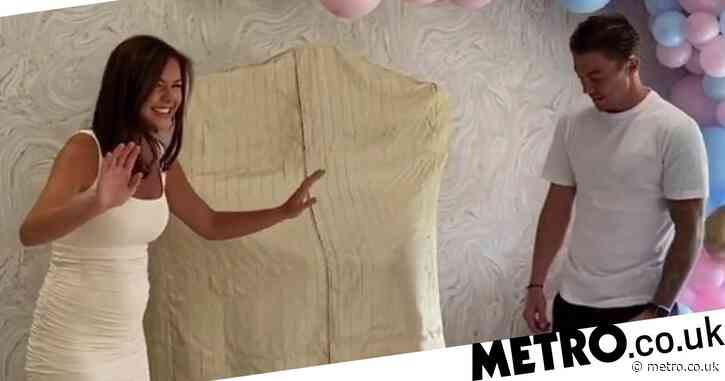 Towie’s Shelby Tribble and Sam Mucklow celebrate baby news in sweet gender reveal video