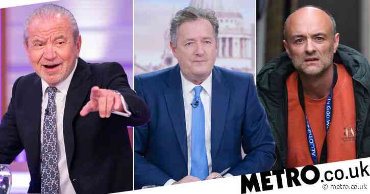 Lord Alan Sugar refuses to end Piers Morgan feud after Dominic Cummings controversy