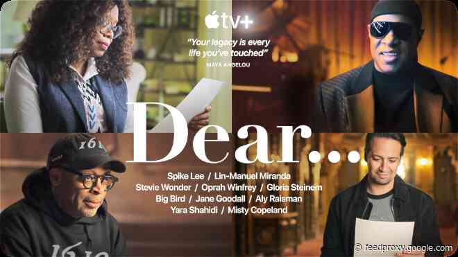Apple TV+ releases official trailer for ‘Dear…’ biography series