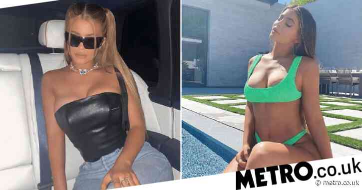 Kylie Jenner gets all dressed up just to hang out in her car during lockdown