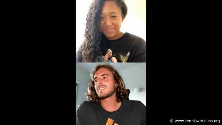 Naomi Osaka Gets Pranked By Stefanos Tsitsipas On Her Instagram Live Show Tennis News Newslocker