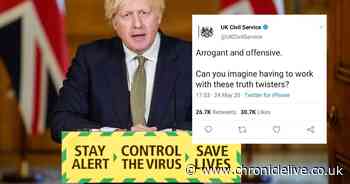 Probe launched after UK Civil Service tweet labels government ‘truth twisters’