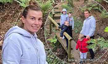 Coleen Rooney shares an adorable snap with her four sons as the family enjoy a nature walk