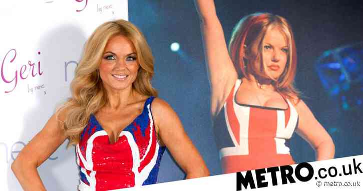 Geri Horner made her iconic Spice Girls Union Jack dress with a tea towel