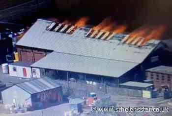 Major incident declared as huge fire engulfs industrial estate - St Helens Star