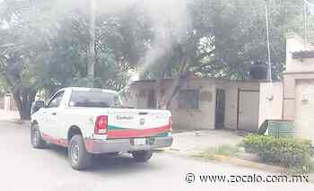 Realizan fumigación en sectores de Allende [Coahuila] - 24/05/2020 - Periódico Zócalo