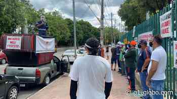 Socorristas do Samu fazem protesto para cobrar melhorias trabalhistas em Manaus - G1